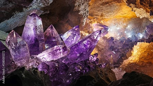 Amethyst Geode: A Purple Crystal Cave of Wonders