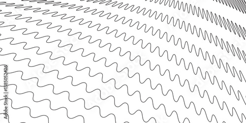 Curved net pattern. wavy lines for net tools Seamless design for sportswear or equipment like soccer goals  volleyball nets  basketball hoops  hockey nets  and athletic gear. vetor illustration