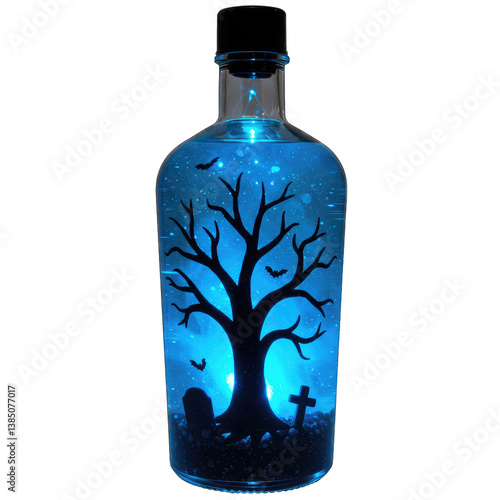 Halloween Bottle Light Decor