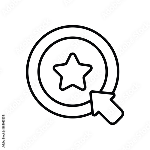 Elect Button icon vector stock illustration