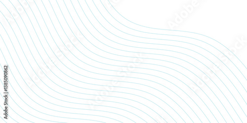 Abstract organic green lines as modern waves background illustration with dark green, olive drab and very dark green color
