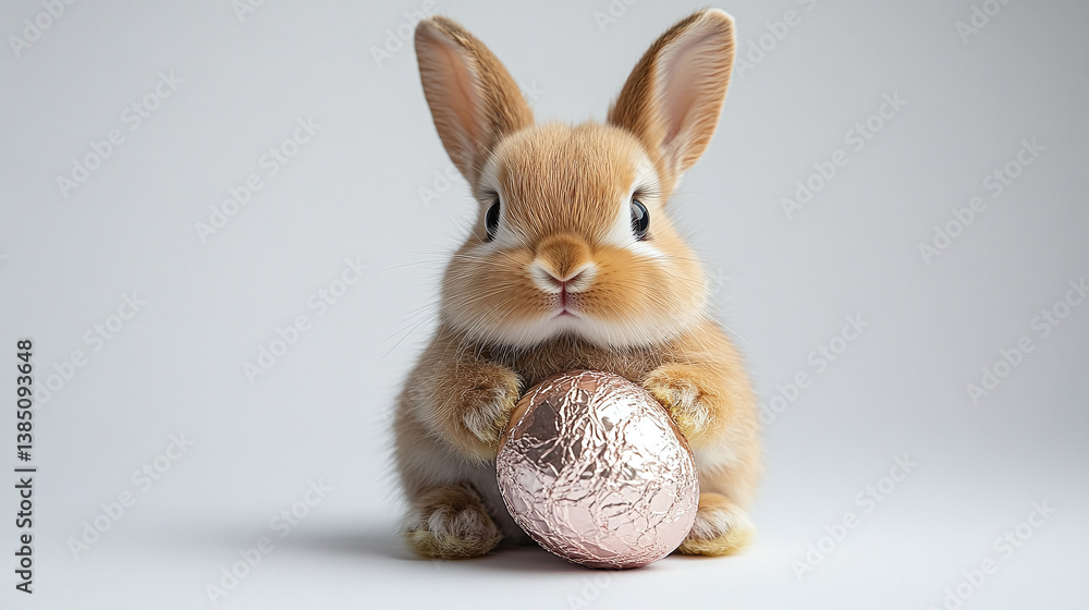 Obraz premium easter bunny with eggs