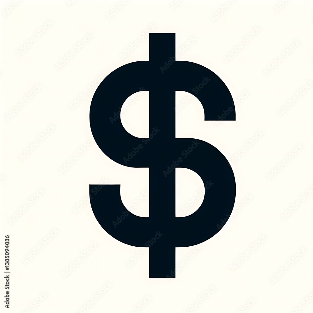 Minimalist Dollar Sign Minimalist Dollar Sign