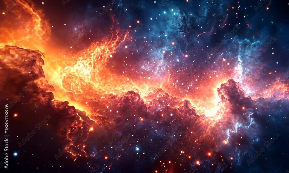 Cosmic Tapestry: A Stunning Display of Nebula Clouds and Starry Skies Across the Universe Cosmic Tapestry: A Stunning Display of Nebula Clouds and Starry Skies Across the Universe