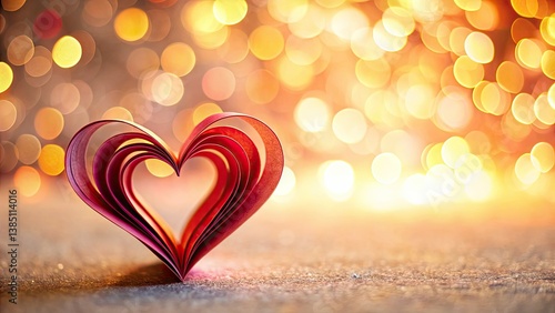 Create romantic handmade paper hearts!  Perfect for Valentine's Day decorations, these DIY crafts are cute and easy to fold.  Red paper hearts add a loving touch.