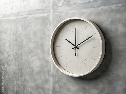 Wallpaper Mural wall clock on a black background Torontodigital.ca