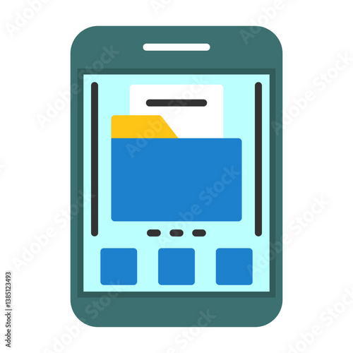 Free Download Folder Flat Icon Style - GFXLoad