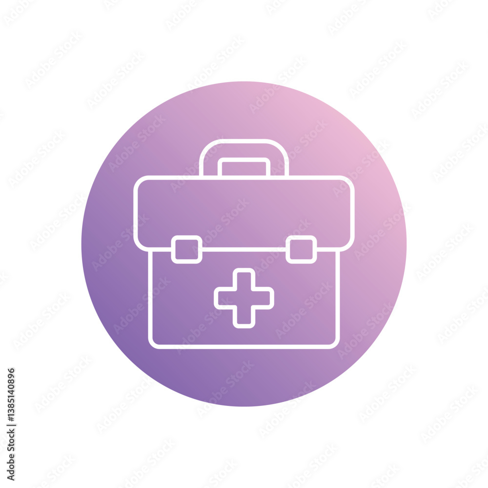First Aid Kit icon isolated on a white background. Vector illustration. First Aid Kit icon isolated on a white background. Vector illustration.
