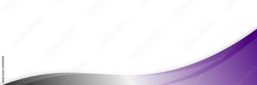 Fototapeta premium Abstract modern white wave design background. vector