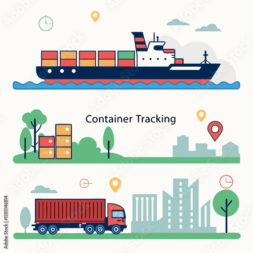 Container tracking across countries