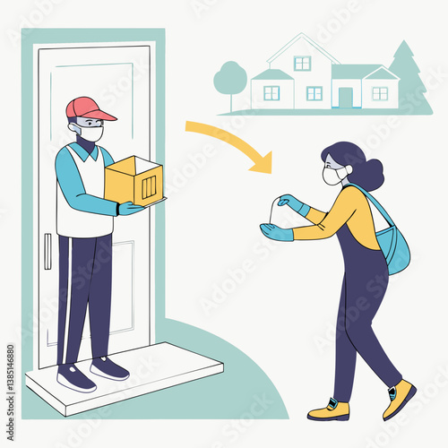 Contactless safe delivery