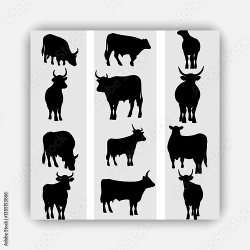 silhouettes of animals