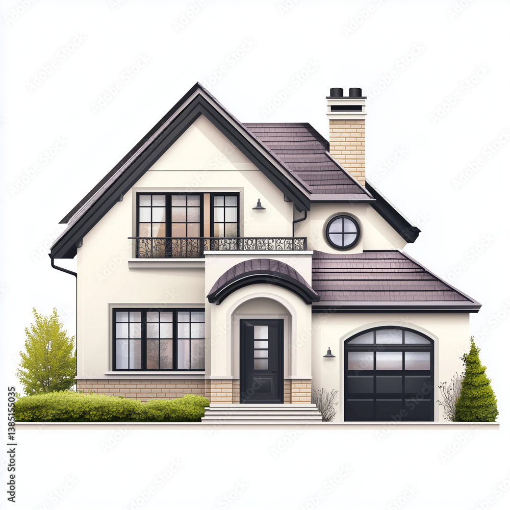 3d of a modern house 3d of a modern house