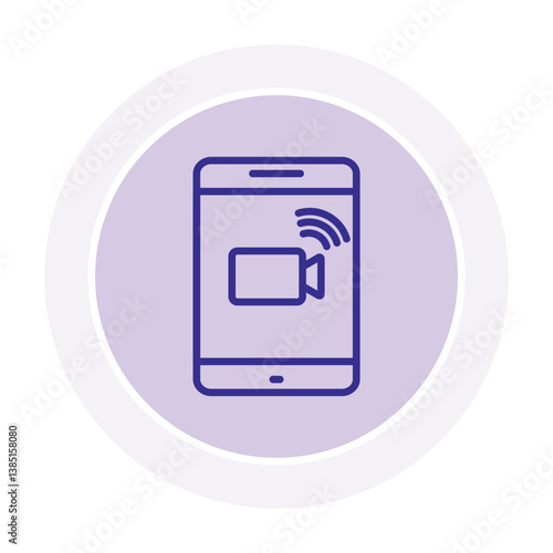 Free Download WiFi Video Calling color circle icon, vector, pixel perfect, illustrator file  - GFXLoad