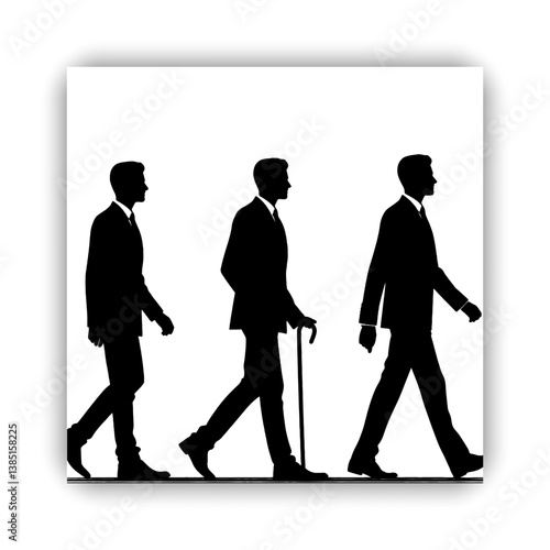 business people silhouettes