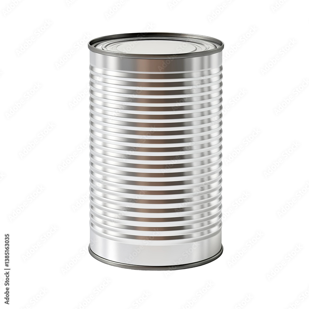 tin can isolated on white background tin can isolated on white background