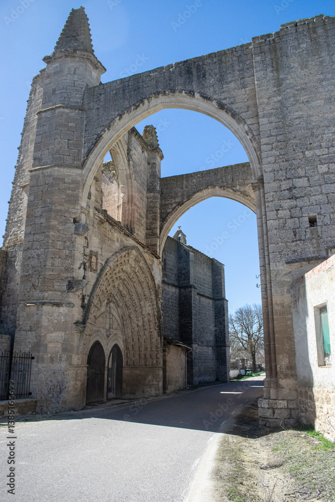 Obraz premium Ruinas del Convento de San Antón, Burgos, España