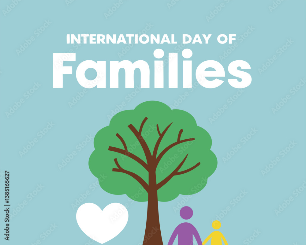 Obraz premium International Day of Families: Remember Bangladesh Location for Global Celebration.