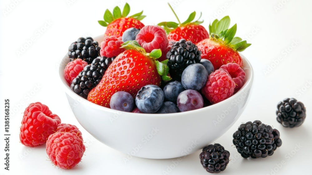 A bowl of mixed berries, A bowl of mixed berries,