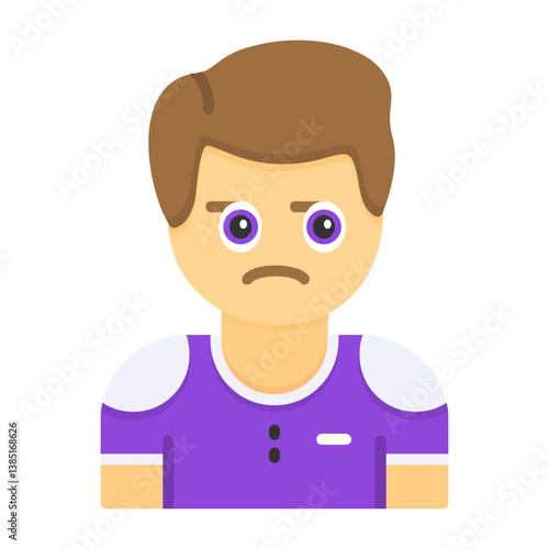 Photos Cynicism Flat Style Emotion Icon