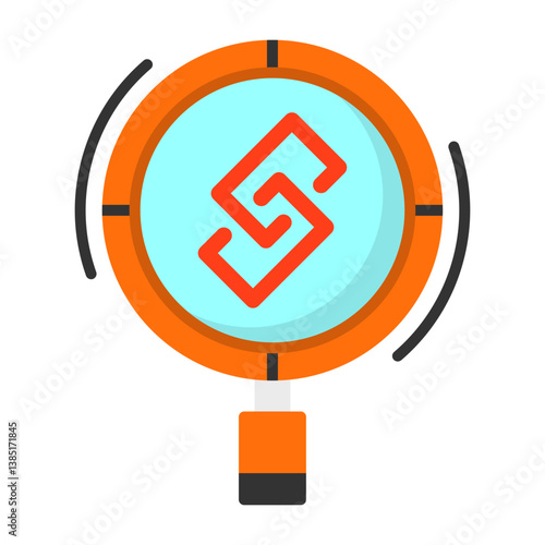 Backlinks Flat Style Icon