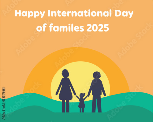 Happy International Day of Families 2025: Text-Based Holiday Greeting.