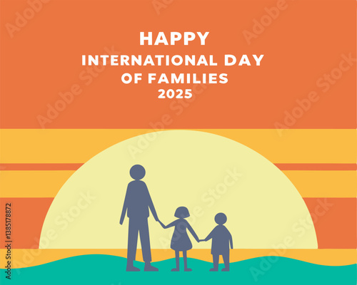 Happy International Day of Families 2025: Text-Based Holiday Greeting.