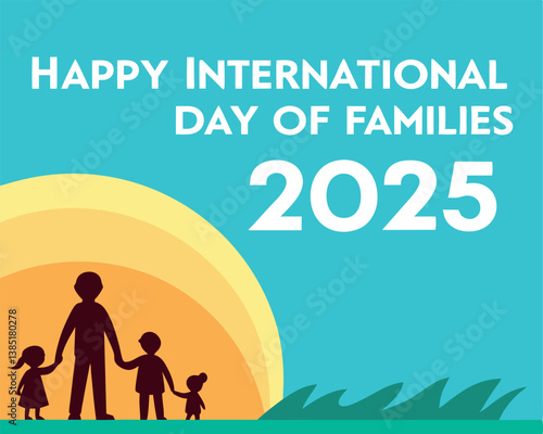 Happy International Day of Families 2025: Text-Based Holiday Greeting.