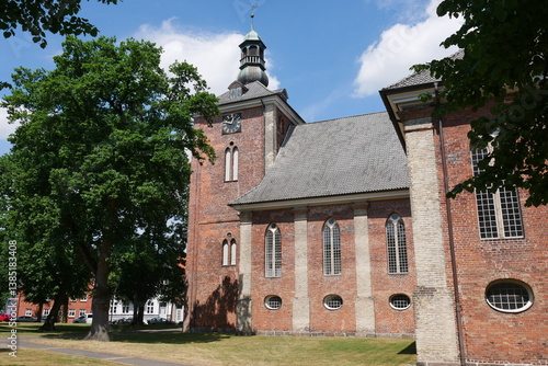 Obraz na płótnie Christkirche in Rendsburg Neuwerk w salonie
