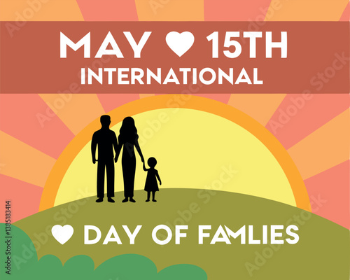 May 15th International Day of Families: Text-Based Holiday Announcement.