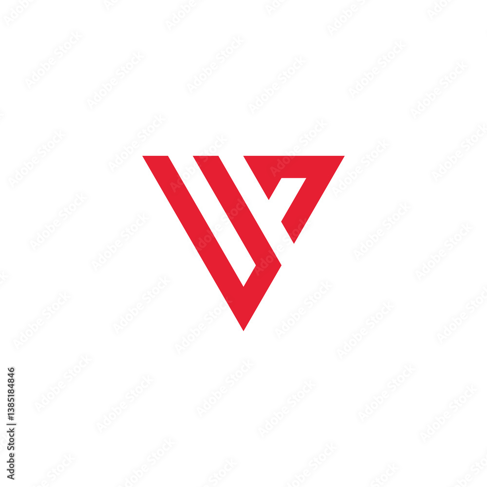 Abstract Triangle Letter V Logo design vector template isolated on white background Abstract Triangle Letter V Logo design vector template isolated on white background
