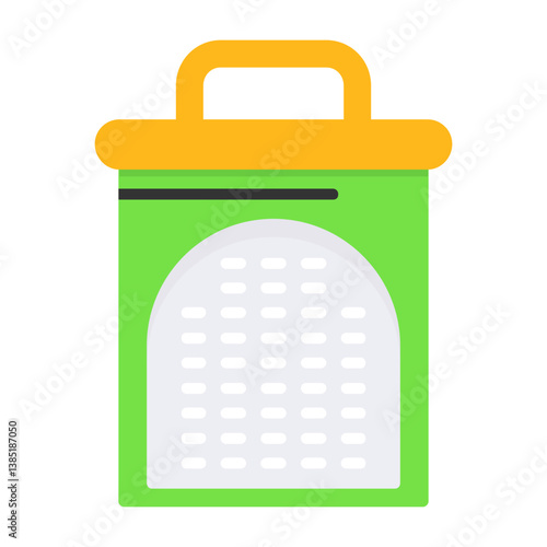 Grater Flat Style Icon 