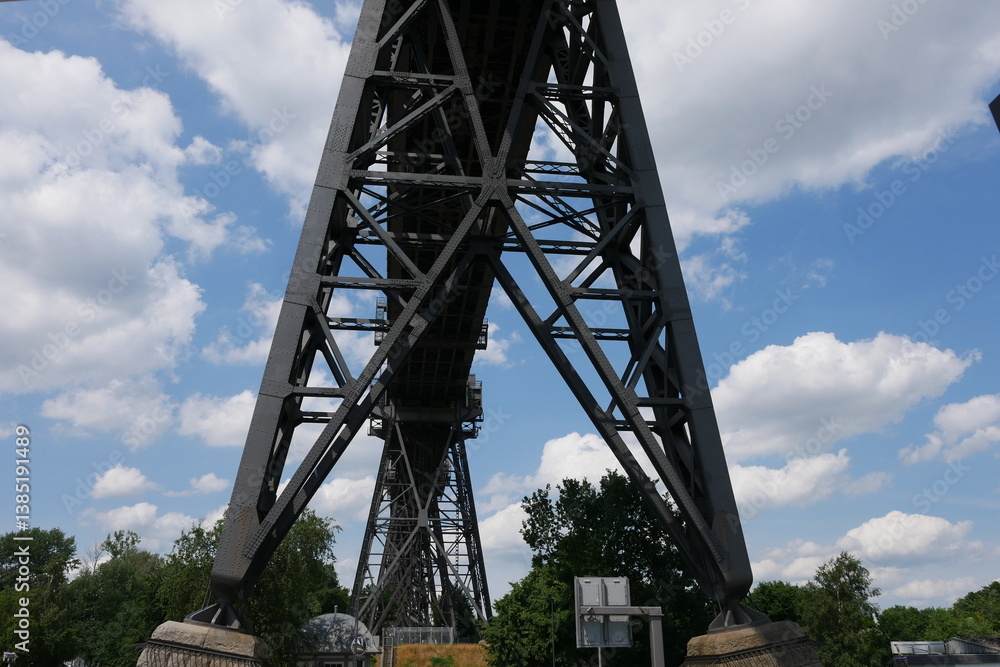 Eisenbahnhochbrücke in Rendsburg