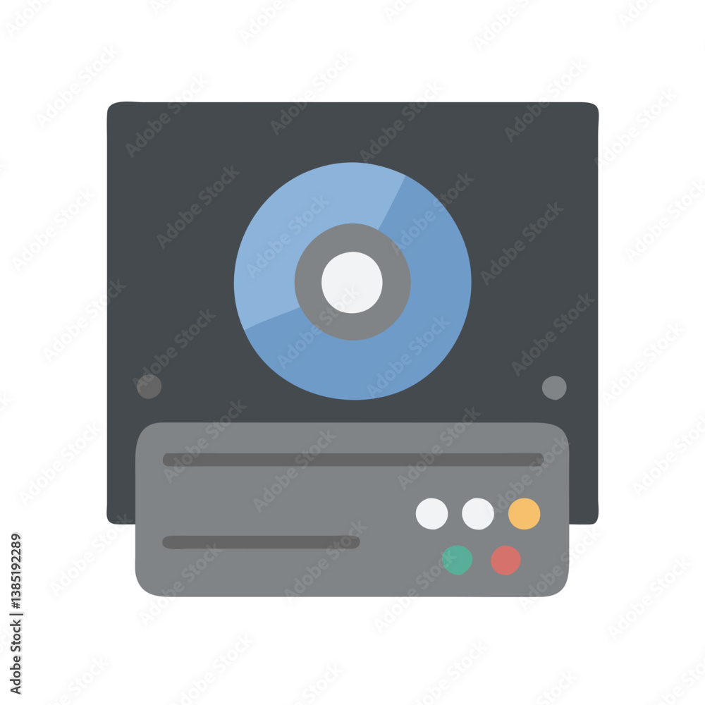 Creative Console Disc Icon for Entertainment Creative Console Disc Icon for Entertainment