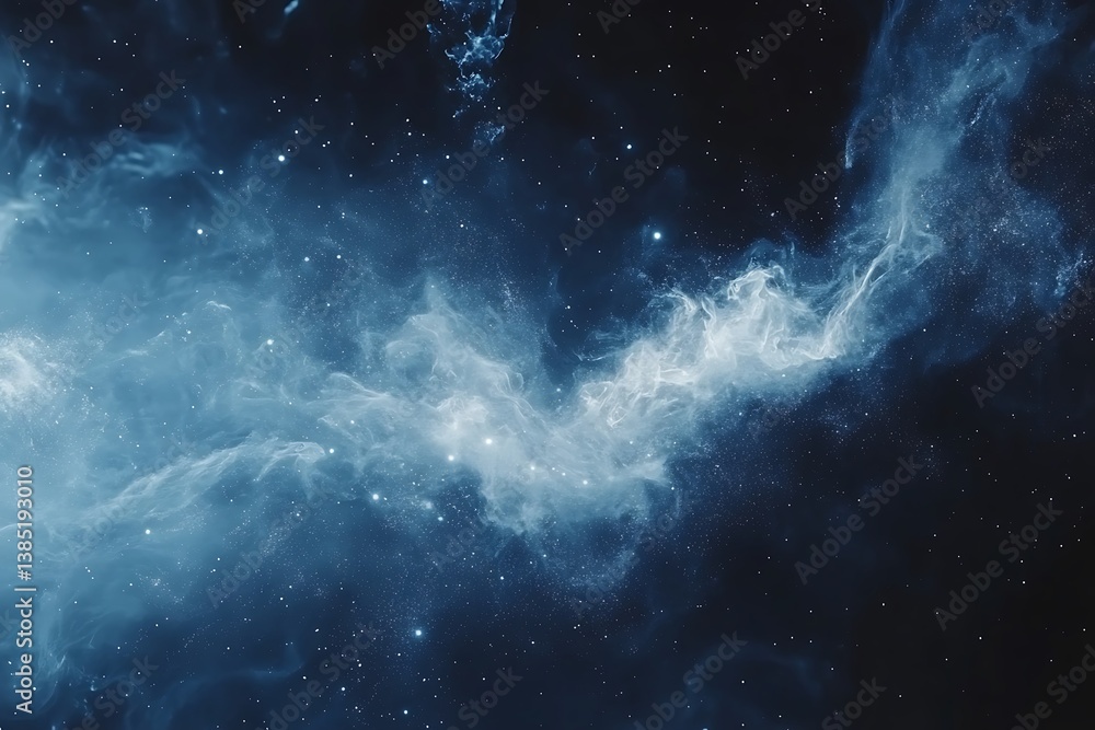 Fototapeta premium Cosmic Nebula, Deep Space, Night Sky