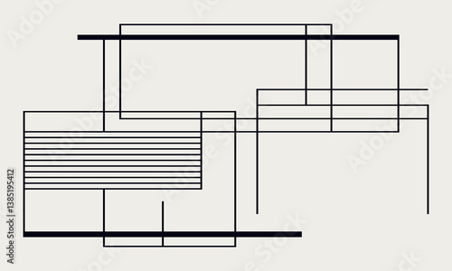 vector drawing of a house