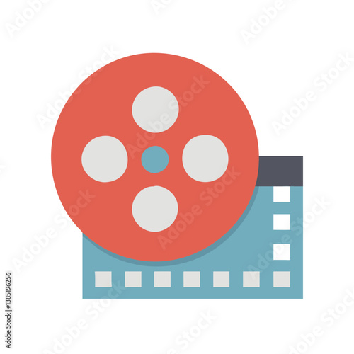  Dynamic Film Reel Icon for Cinema