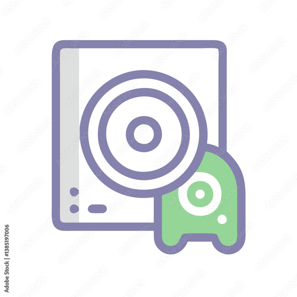 Dynamic Gaming Disk Icon for Retro Games Dynamic Gaming Disk Icon for Retro Games