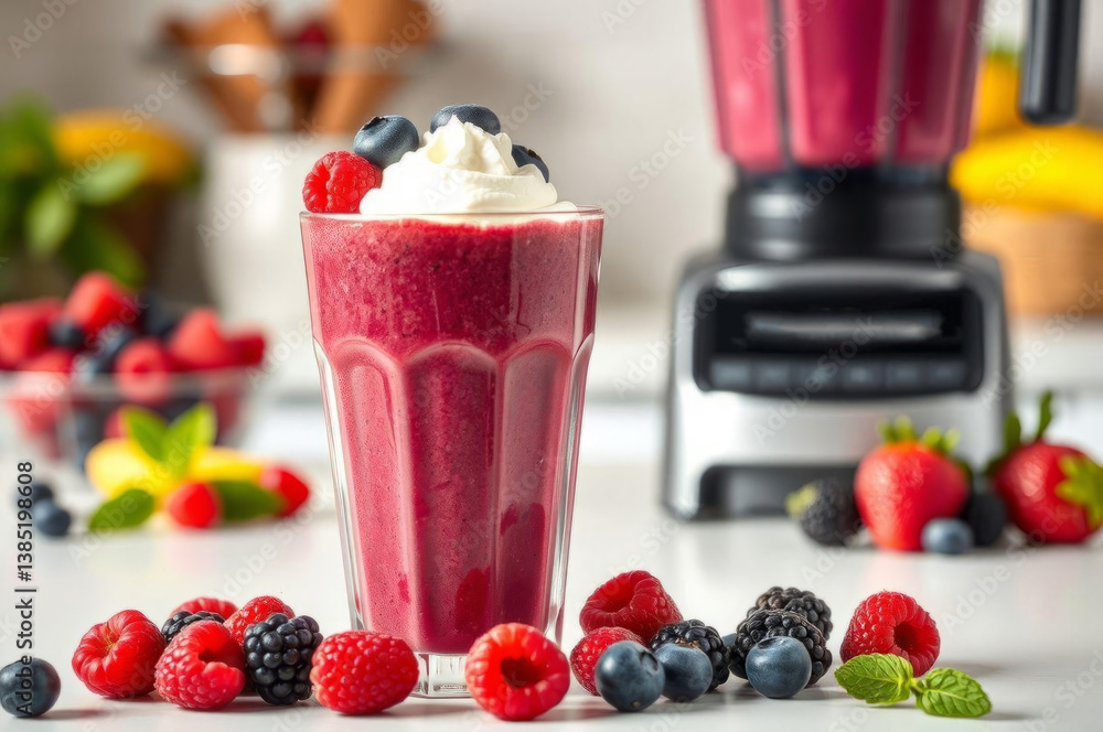 Vibrant Berry Protein Smoothie