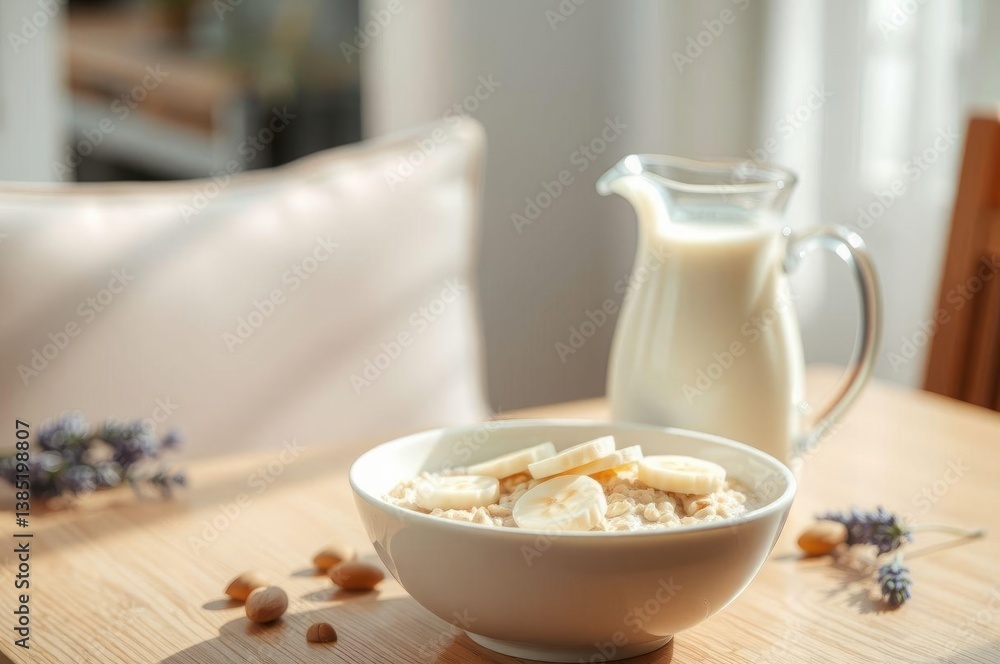 Tranquil Morning Breakfast Scene Tranquil Morning Breakfast Scene
