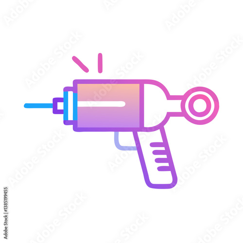  Dynamic Laser Gun Icon for Action Scenes