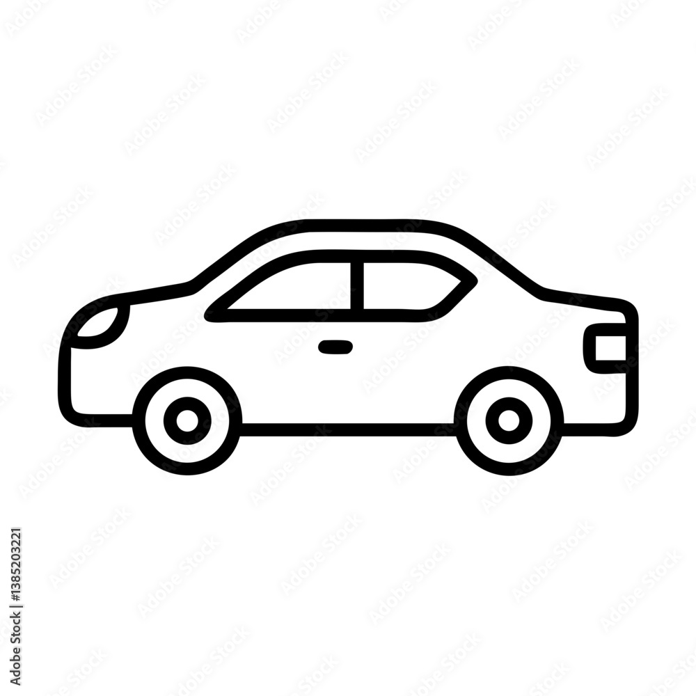 car icon flat vector car icon flat vector