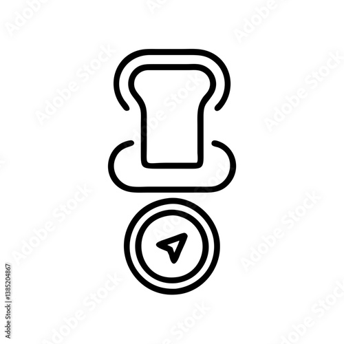 cta button icon flat vector