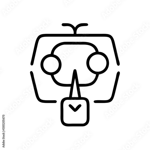 discord icon flat vector