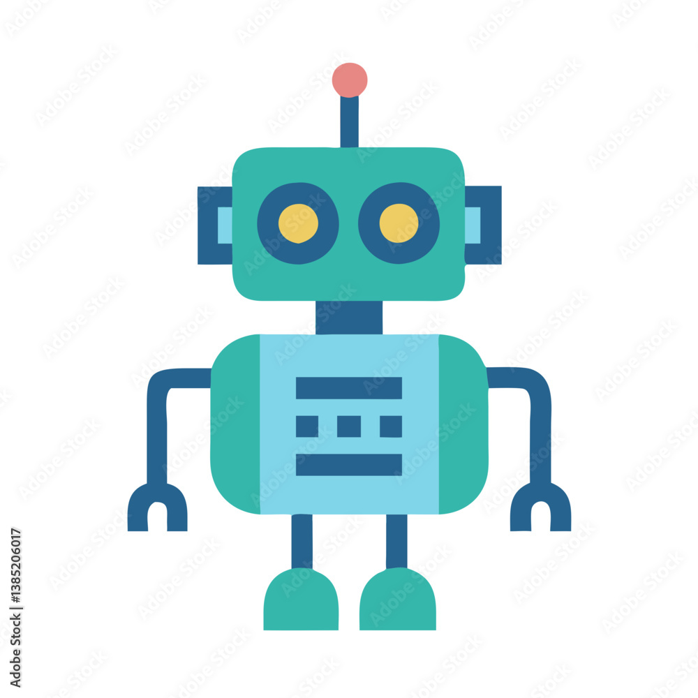 Fototapeta premium Futuristic Robot for Technology Themes