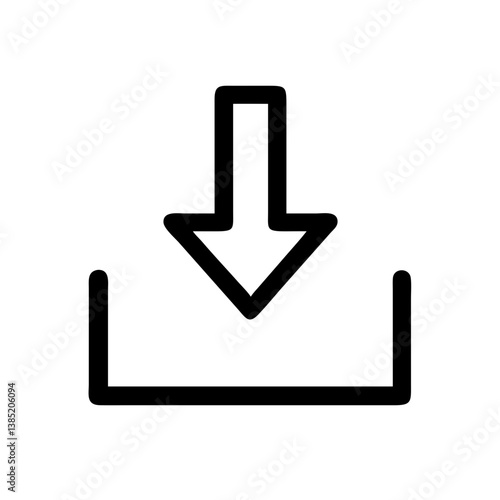 download icon flat vector