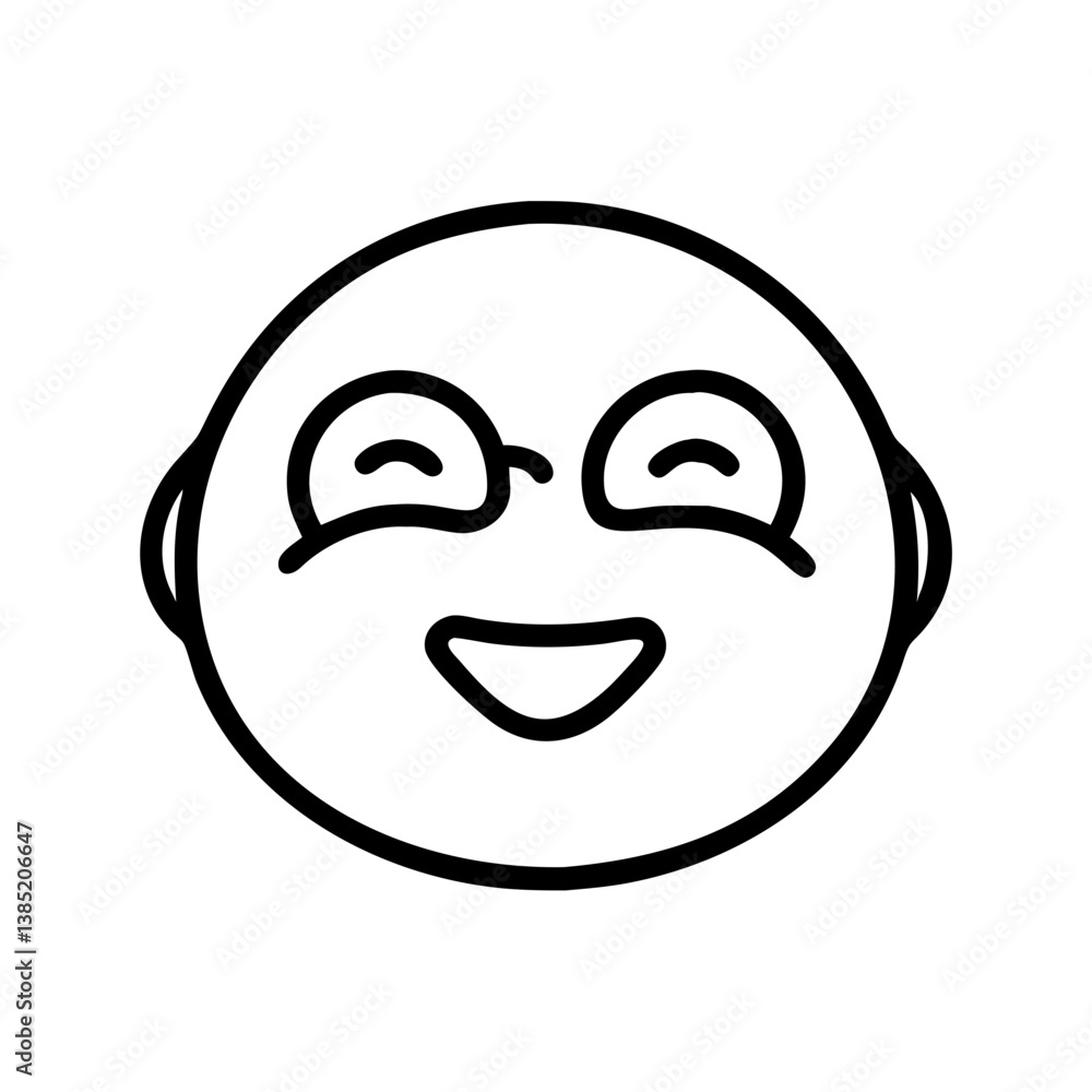 emoji icon flat vector emoji icon flat vector