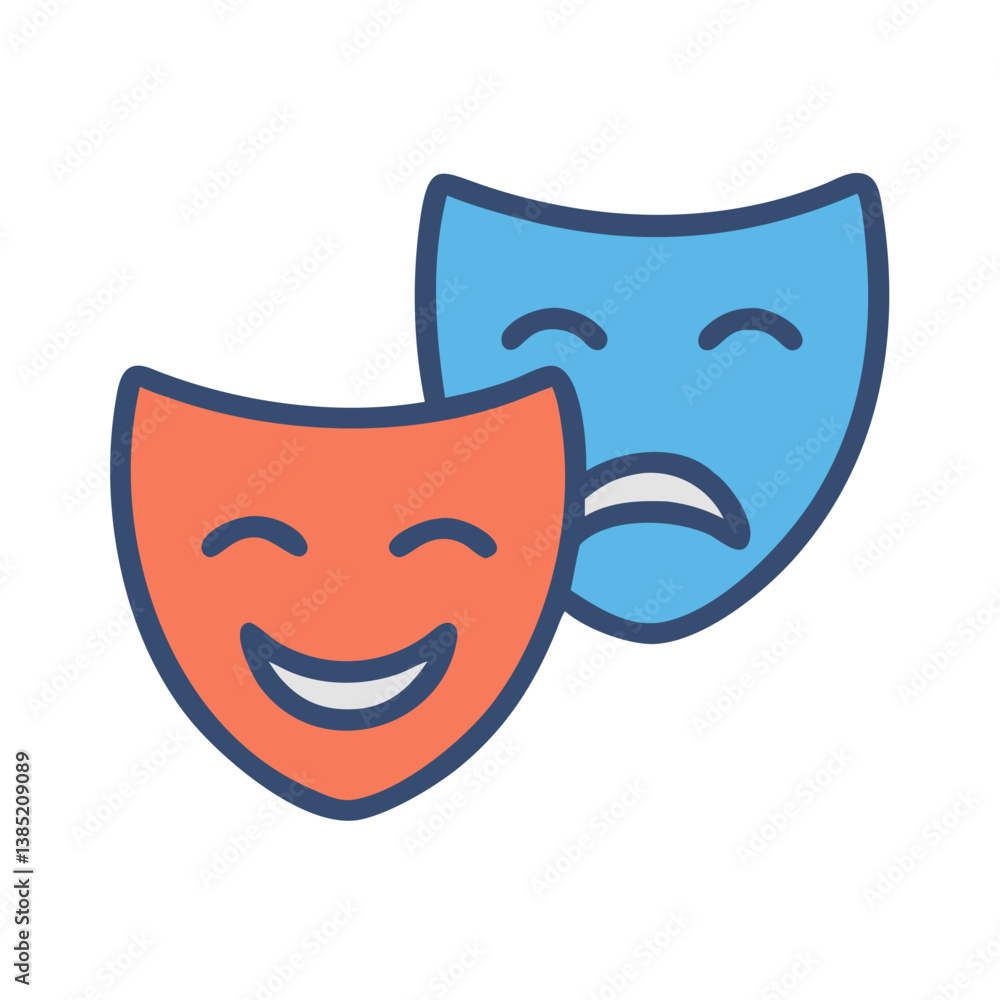Classic Theater Mask for Performances Classic Theater Mask for Performances