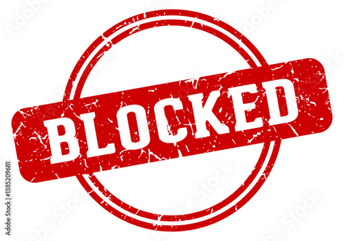 blocked stamp