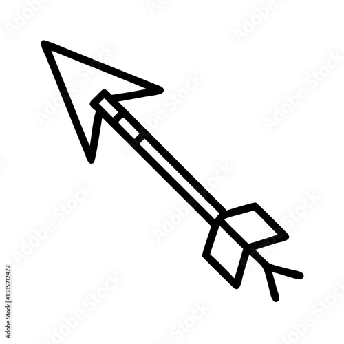 fleche icon flat vector